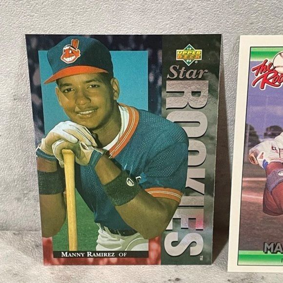 4 CARD LOT Manny Ramirez ROOKIE 1992 Classic Donruss Rookies Upper Deck - Picture 2 of 5